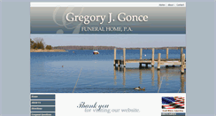 Desktop Screenshot of gjgoncefuneralhome.com